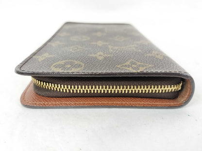 LOUIS VUITTON Monogram Round Zipper Long Wallet