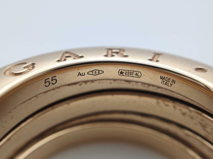 BVLGARI B.zero1 #55 Diamond PG Au750 12.4g Ring 