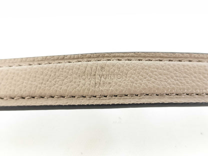 LOUIS VUITTON Handle Strap in Taupe Grained Leather with Gold Hardware