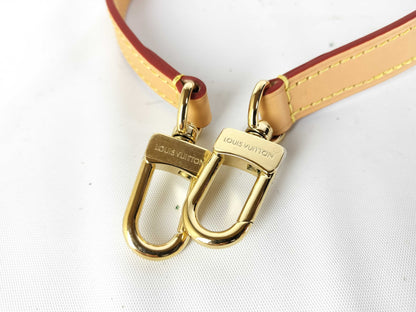 LOUIS VUITTON Vachetta Strap, Brown Vachetta Leather with Gold Hardware