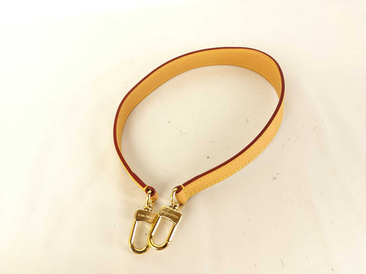LOUIS VUITTON Vachetta Strap, Brown Vachetta Leather with Gold Hardware