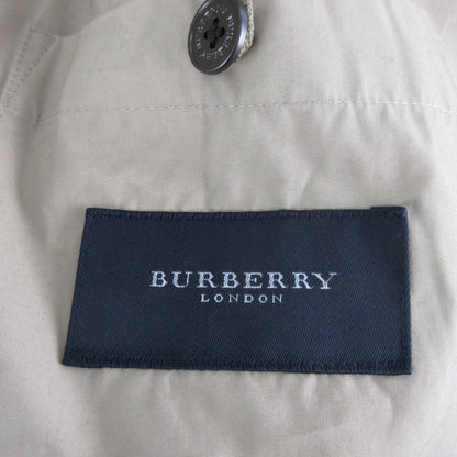 BURBERRY LONDON Swing Top Jacket, Cotton and Nylon, Beige with Horse Embroidery, Size L, Sanyo Shokai Co., Ltd.