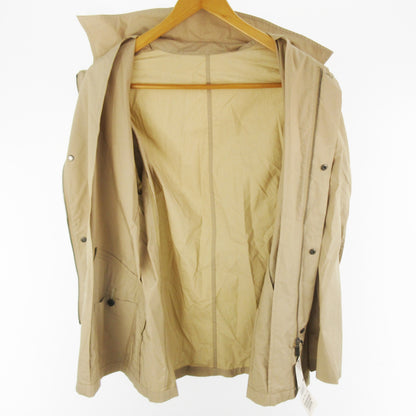 BURBERRY LONDON Swing Top Jacket, Cotton and Nylon, Beige with Horse Embroidery, Size L, Sanyo Shokai Co., Ltd.