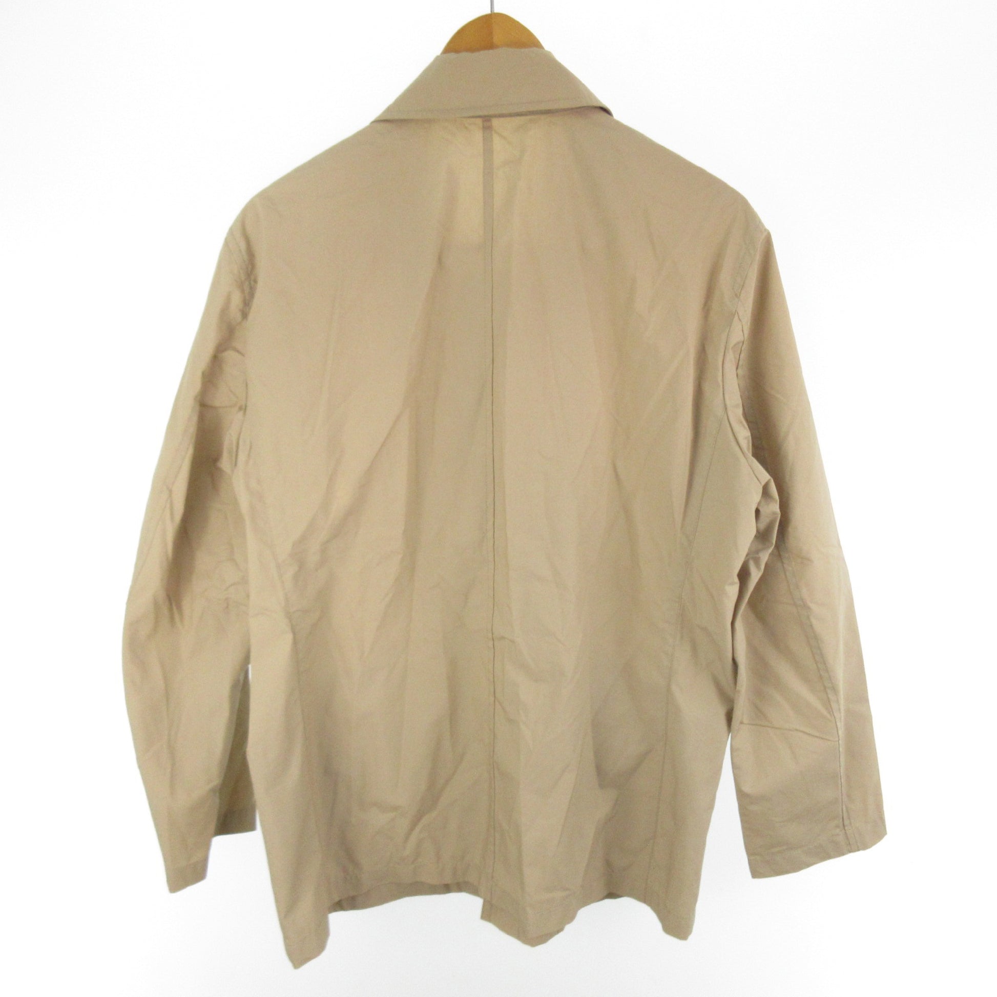 BURBERRY LONDON Swing Top Jacket, Cotton and Nylon, Beige with Horse Embroidery, Size L, Sanyo Shokai Co., Ltd.