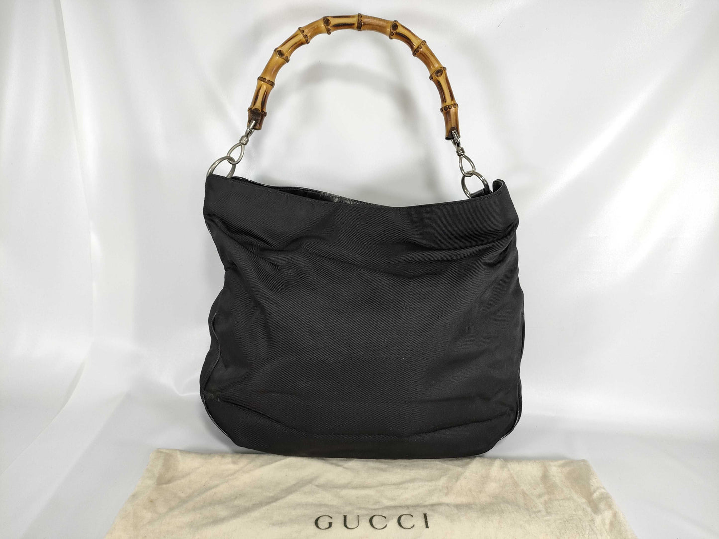 GUCCI Bamboo Gucci Bamboo Nylon Shoulder Bag Shoulder Bag