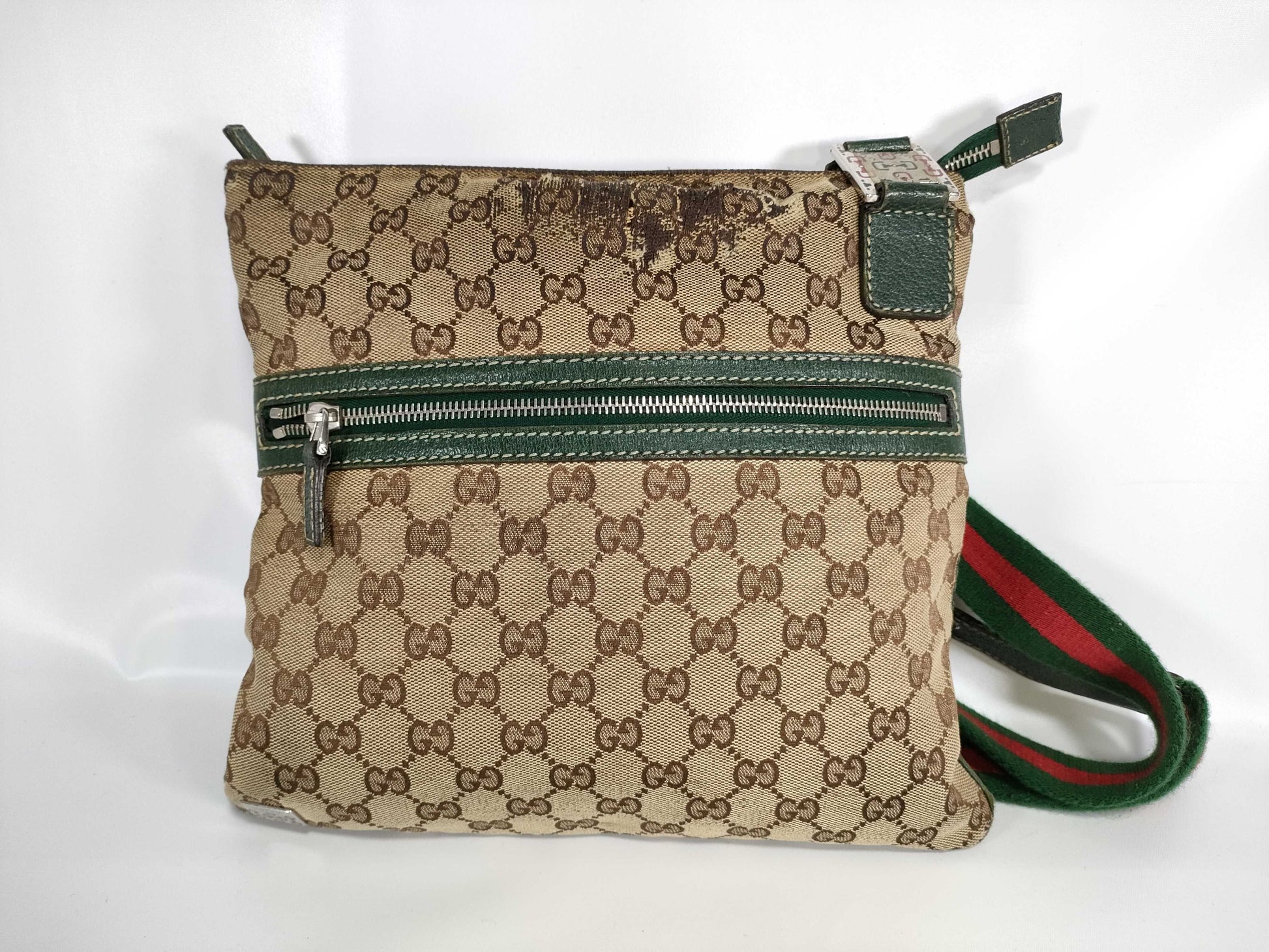 GUCCI GG Canvas Gucci GG Pattern Old Sherry Canvas Shoulder Bag Shoulder Bag