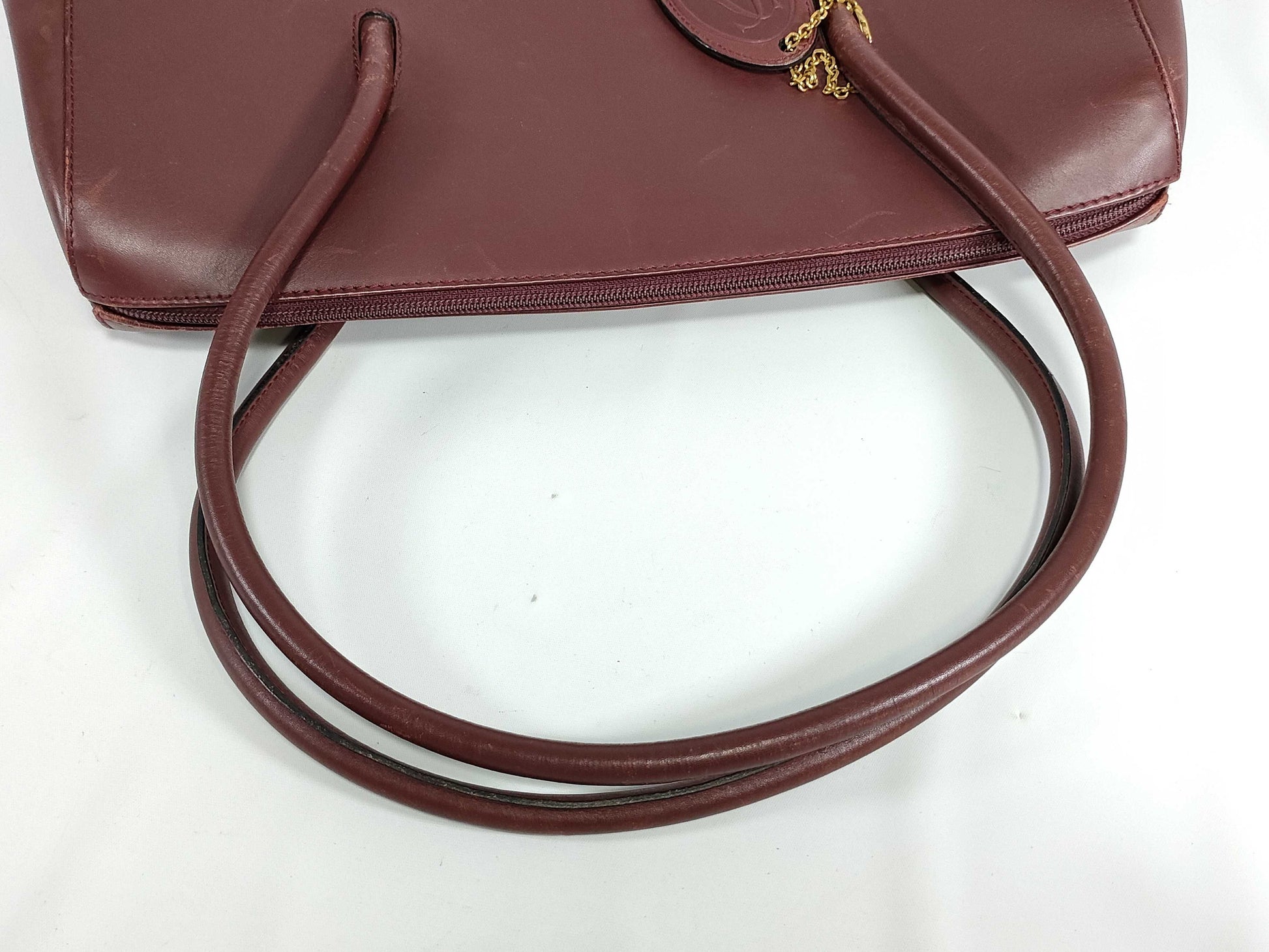 Cartier Must Cartier Must Line Bag Bordeaux Gold Hardware Shoulder Bag