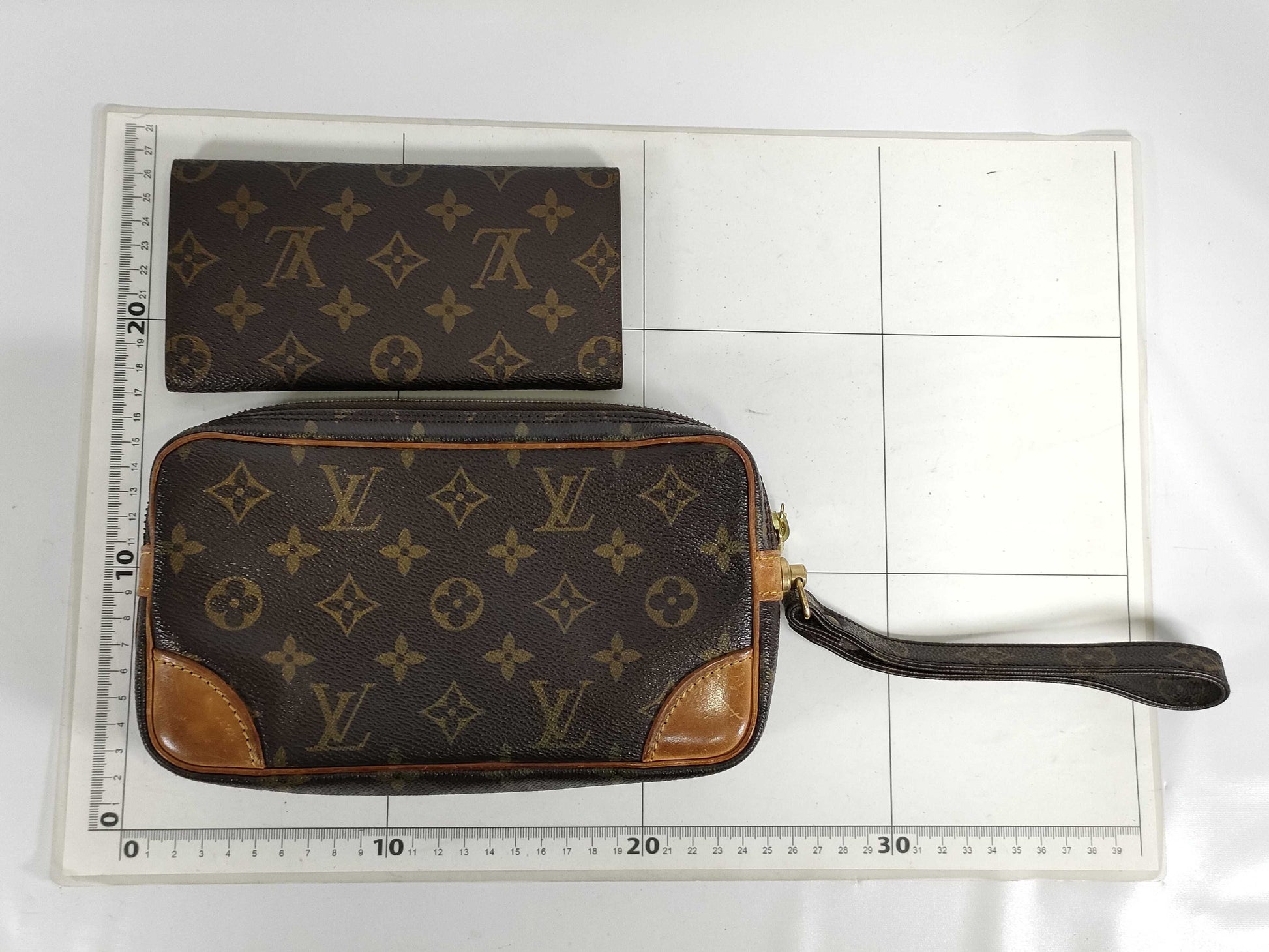 LOUIS VUITTON Monogram Louis Vuitton Monogram Marly Dragonne Clutch Portefeuille Long Wallet Other Accessories