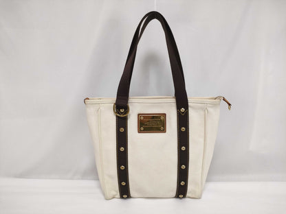 LOUIS VUITTON Cabas MM Ecru Tote Bag