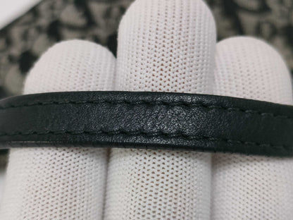 Dior Trotter Saddle Bag Handbag Black