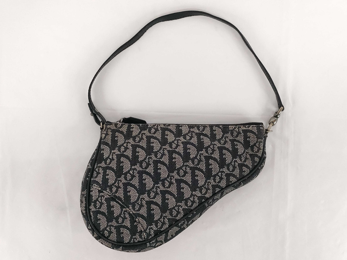 Dior Trotter Saddle Bag Handbag Black