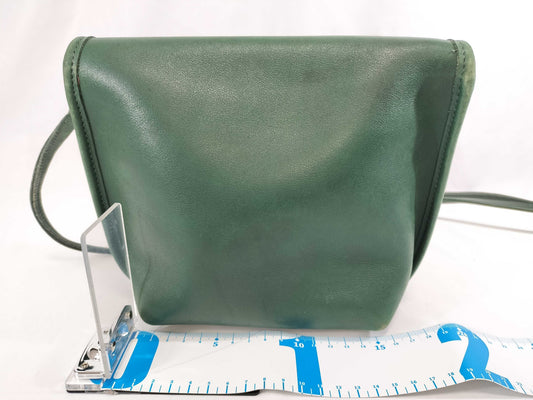 COACH Old Coach Shoulder Bag Green Turn Lock 0585 305 Shoulder Bag