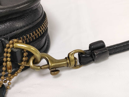 COACH COACH Leather Black Shoulder Camera Bag