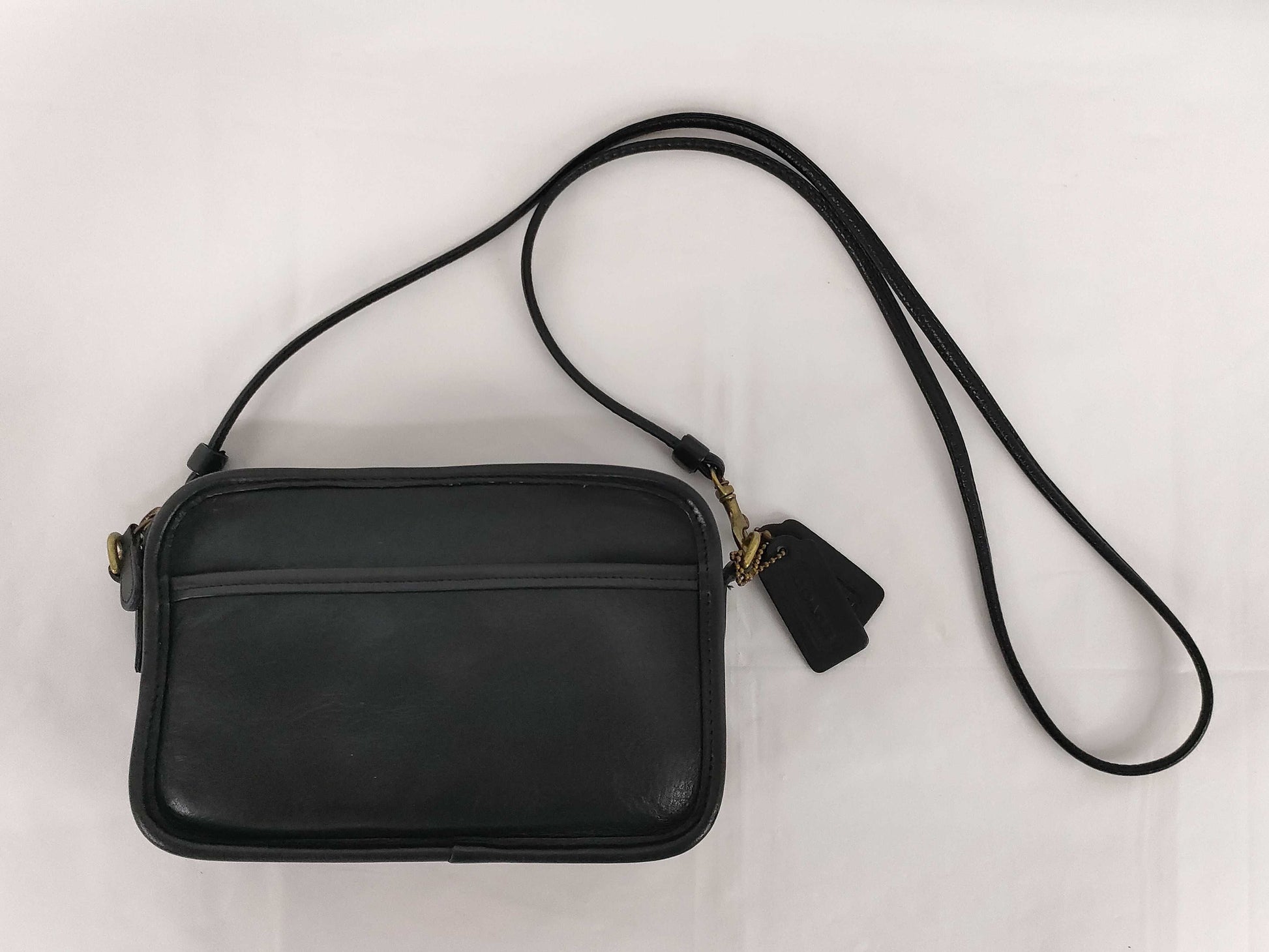 COACH COACH Leather Black Shoulder Camera Bag