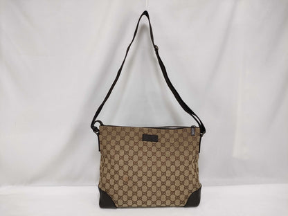 GUCCI GG Canvas Shoulder Bag GUCCI Gucci GG Canvas Shoulder Bag