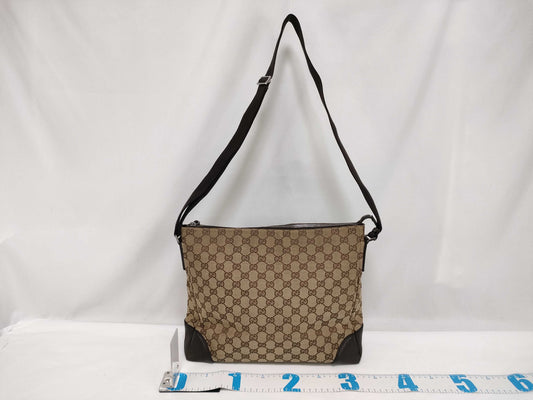 GUCCI GG Canvas Shoulder Bag GUCCI Gucci GG Canvas Shoulder Bag