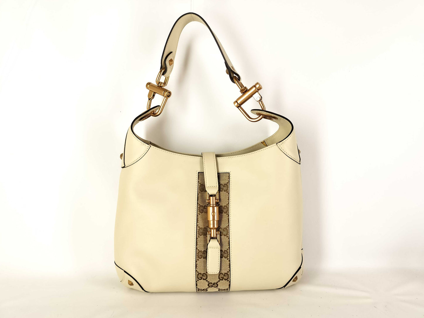 GUCCI Jackie Gucci New Jackie Shoulder Bag GG Shoulder Bag