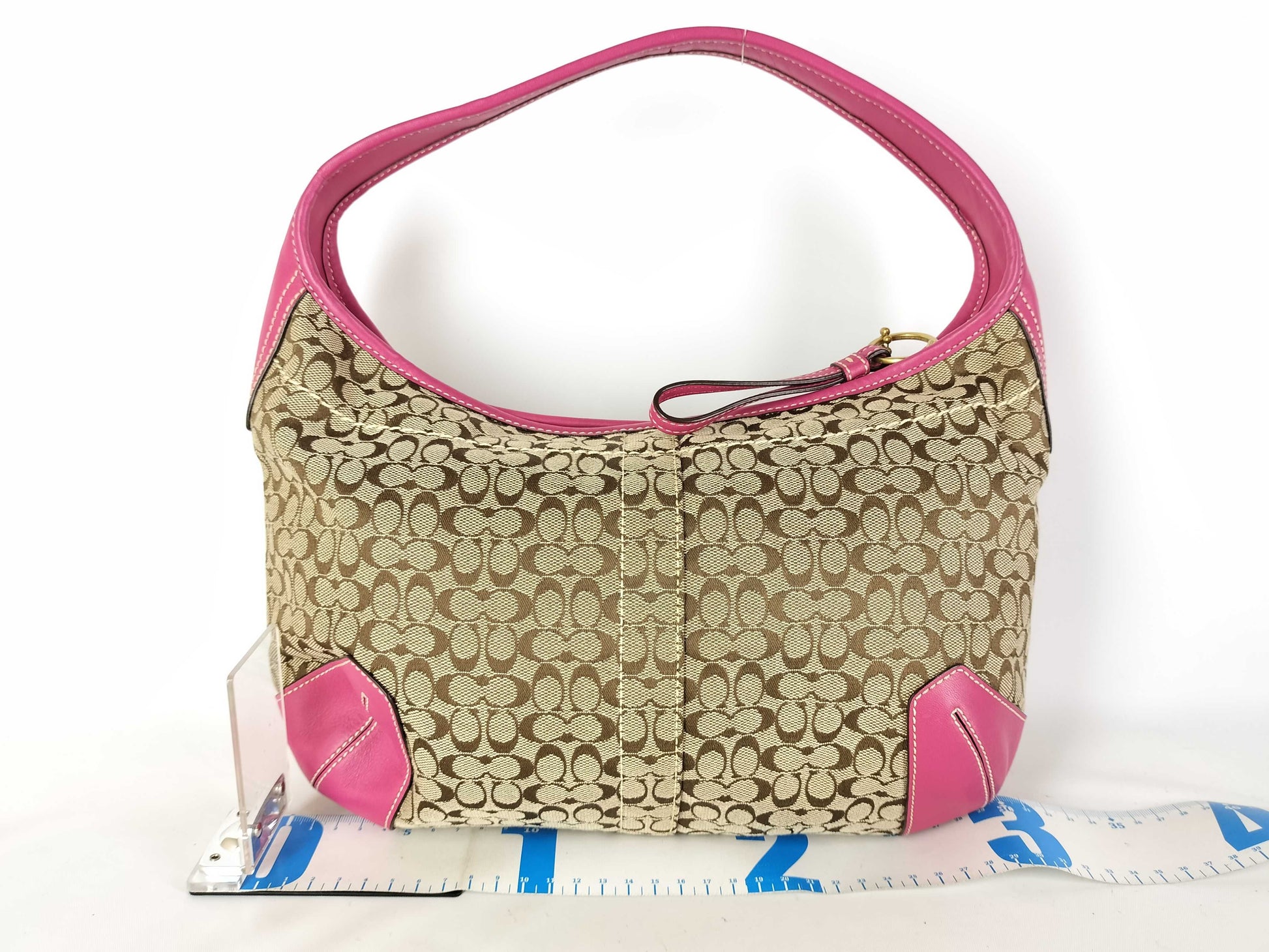 COACH Signature Hobo Bag One-Shoulder Shoulder Bag