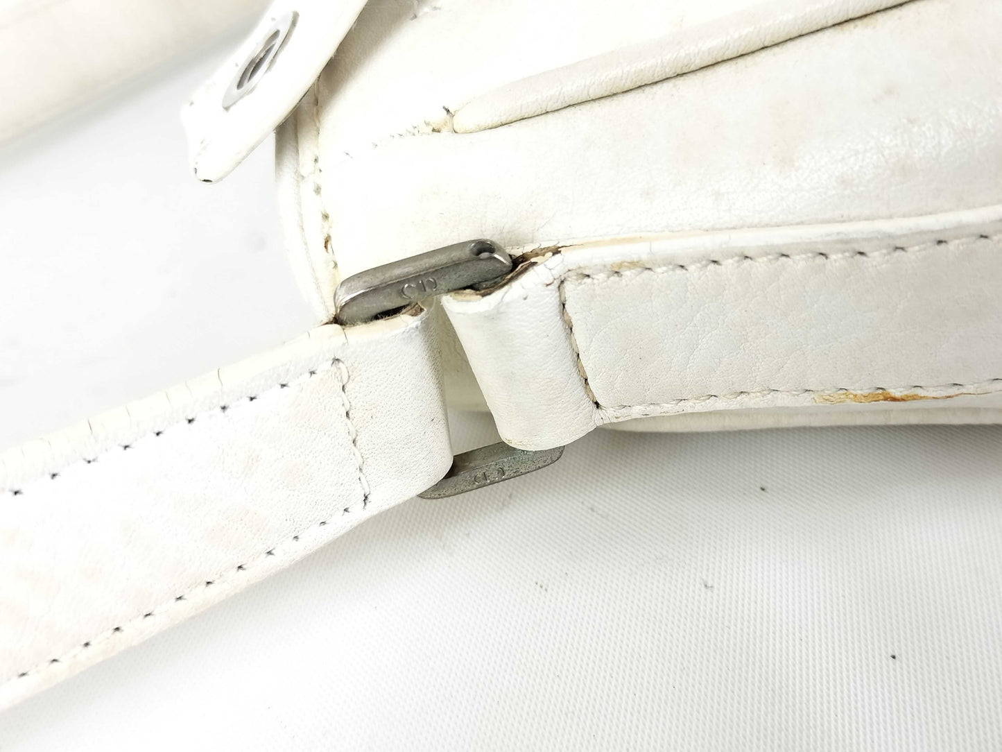 Dior D hardware leather one-shoulder bag shoulder bag