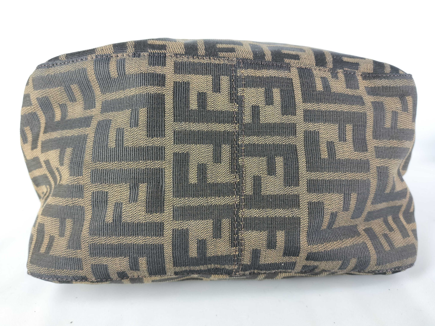 FENDI Zucca Mamma Bucket Shoulder Bag