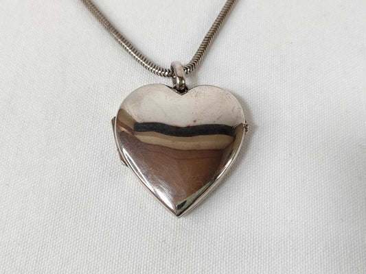 Tiffany & Co. Heart Locket Pendant 925 33.1g Necklace