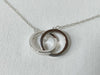 Tiffany & Co. Interlocking Circle Necklace 925 3.7g Necklace