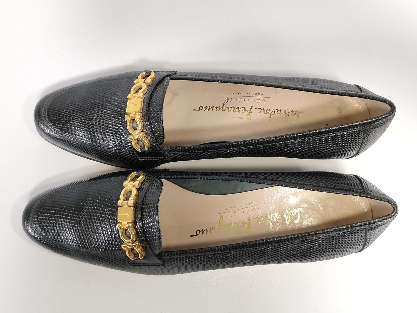 Salvatore Ferragamo Gancini and other Ferragamo 6 pumps