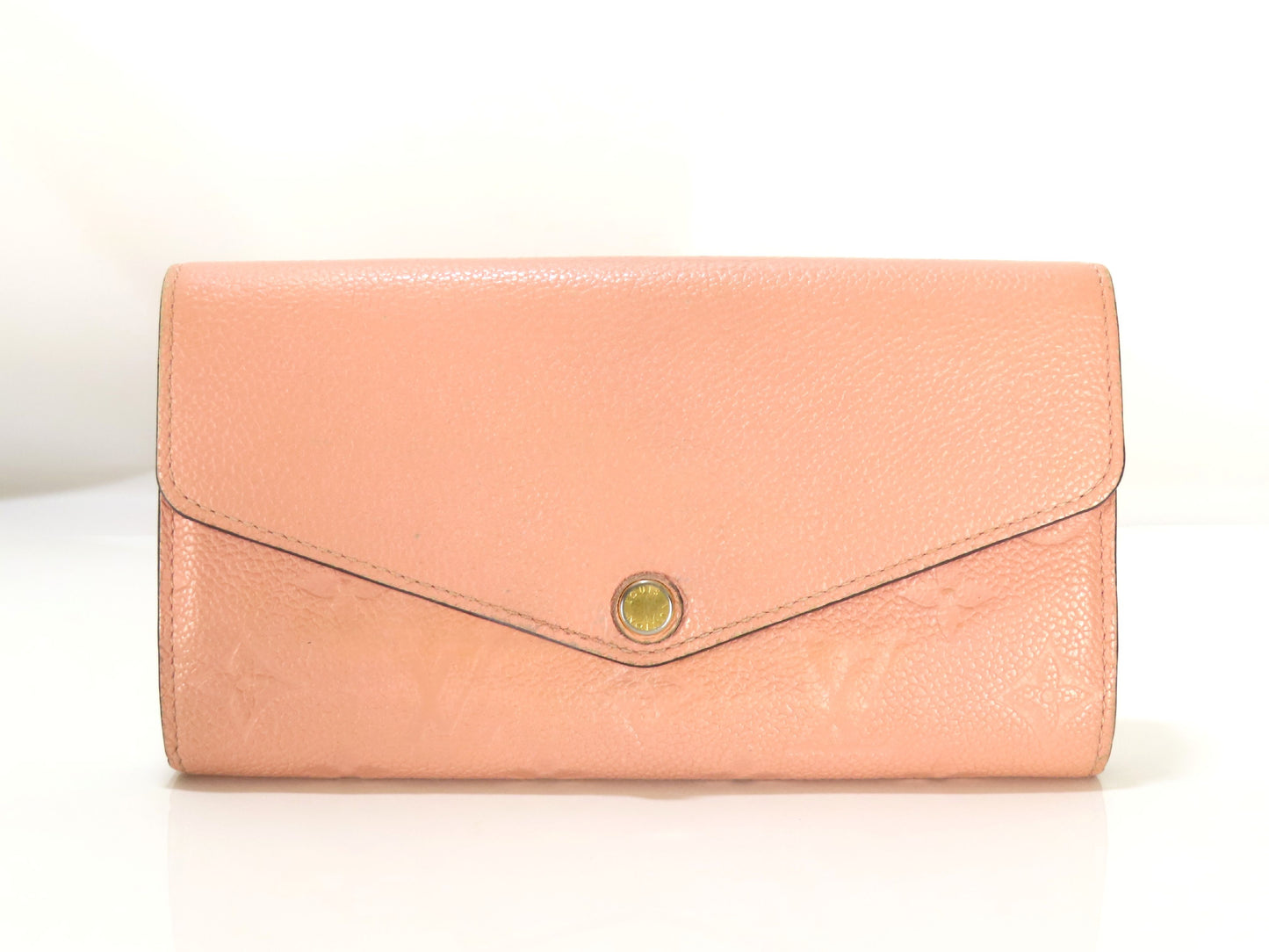 LOUIS VUITTON Louis Vuitton Portefeuille Sarah Monogram Pink Long Wallet M64082 Wallet