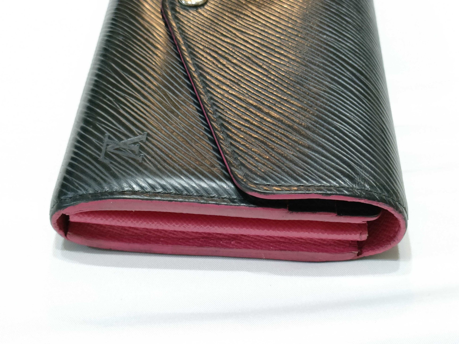 LOUIS VUITTON Epi Portefeuille Sarah Black Long Wallet M64322 Wallet