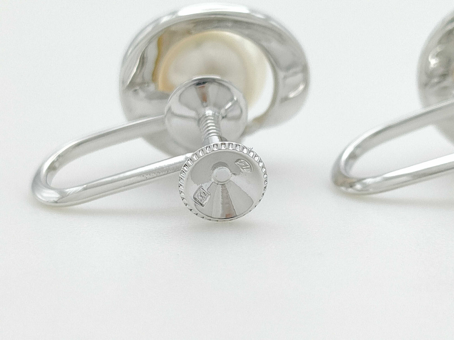 MIKIMOTO Pearl Diameter Approx. 7.1mm*2 Sterling Silver 3.9g Earrings 