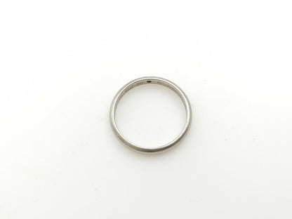 Cartier Band #50 1PD Pt950 2.7g Ring 