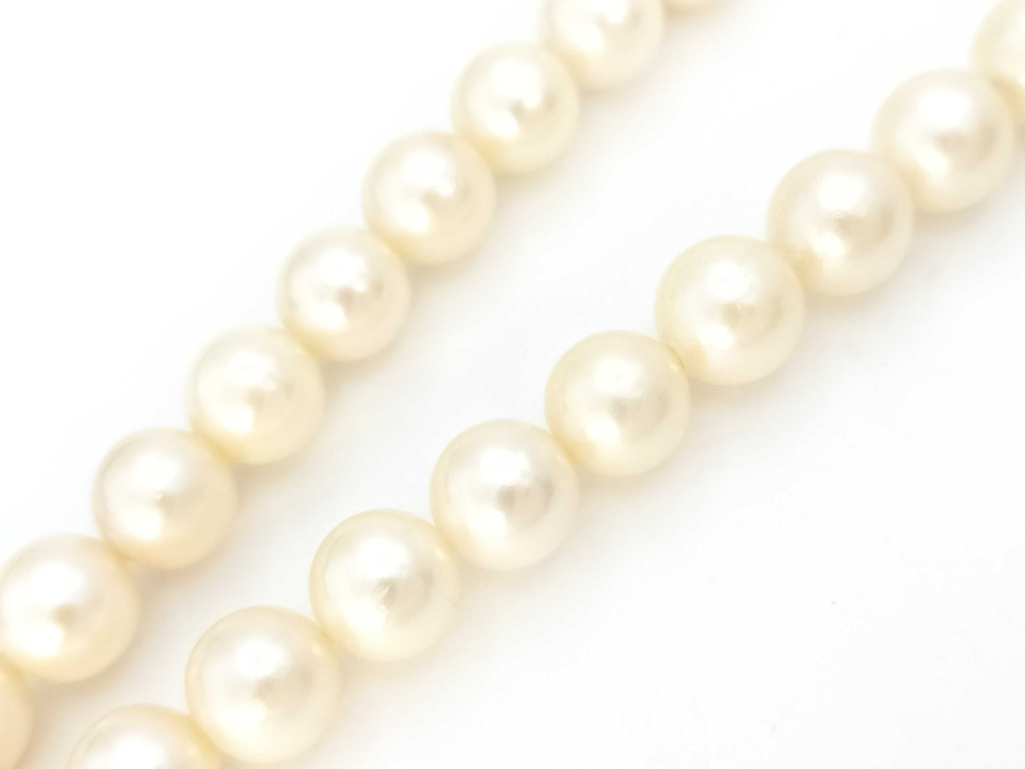 Pearl diameter approximately 7.5-7.7mm, Sterling Silver, 36.9g, Necklace 