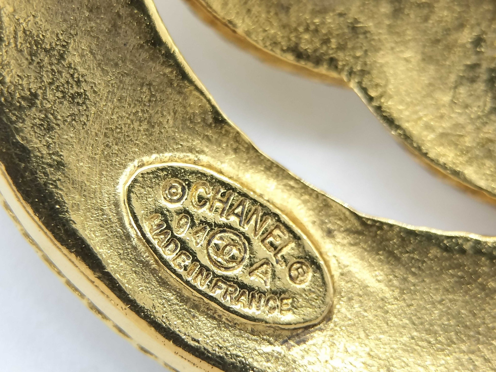 CHANEL Coco Mark Circle Chain Necklace 94A Necklace