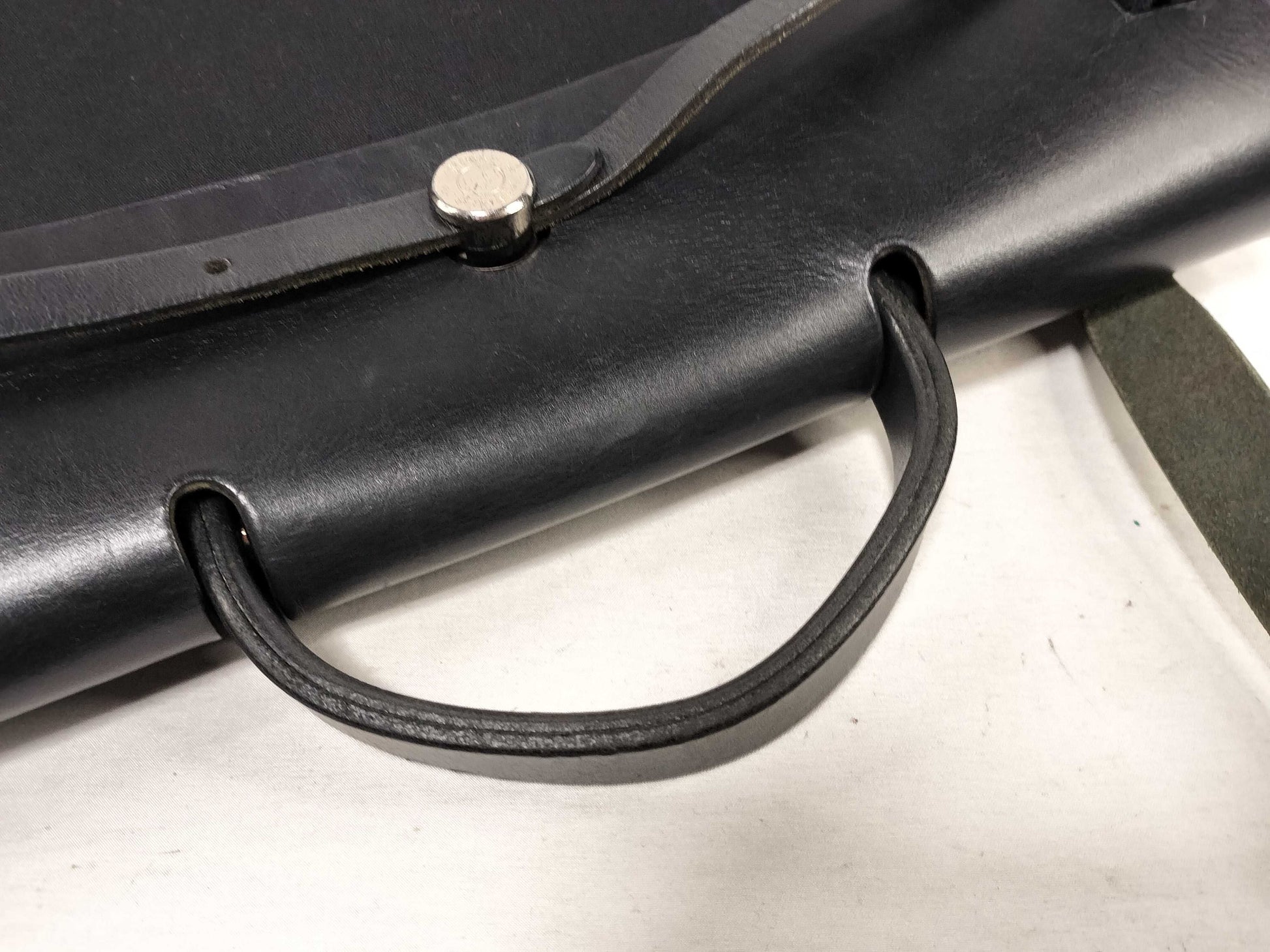 HERMES Air Bag HERMES Hermes Air Bag MM Canvas Leather Shoulder Bag □G Stamped Shoulder Bag