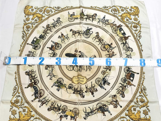 HERMES Carre HERMES Carre 90 Scarf Silk Scarf