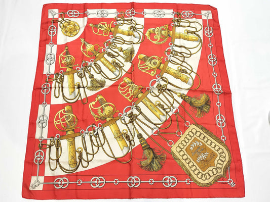HERMES Carre HERMES Carre 90 Scarf Silk Scarf