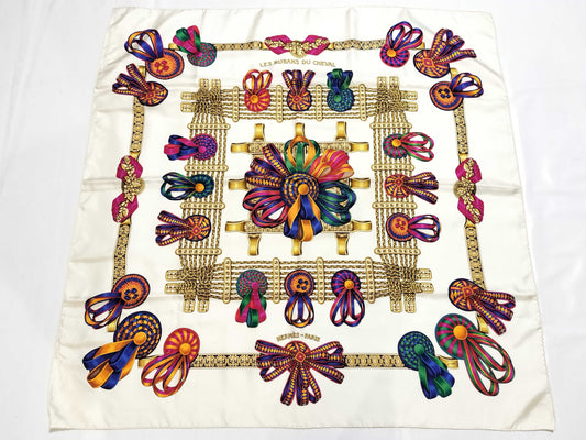 HERMES Carre HERMES Carre 90 Scarf Silk Scarf