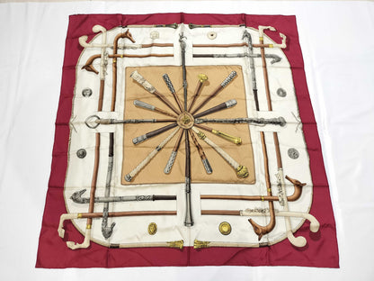 HERMES Carre HERMES Carre 90 Scarf Silk Scarf