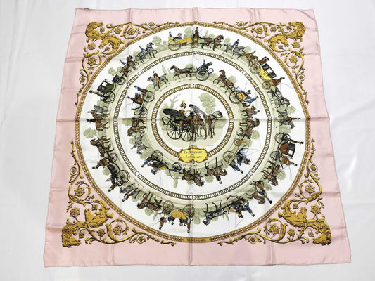 HERMES Carre HERMES Carre 90 Scarf Silk Scarf