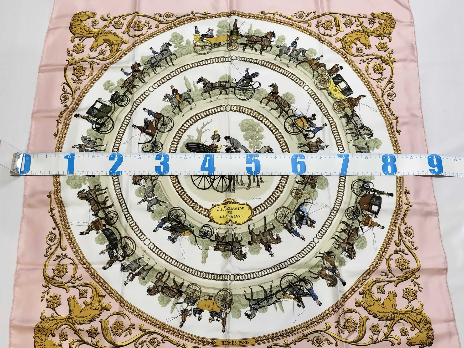 HERMES Carre HERMES Carre 90 Scarf Silk Scarf