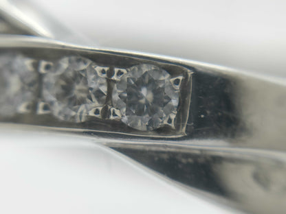 CHAUMET Lien Seduction #50 Diamond WG Au750 5.1g Ring 