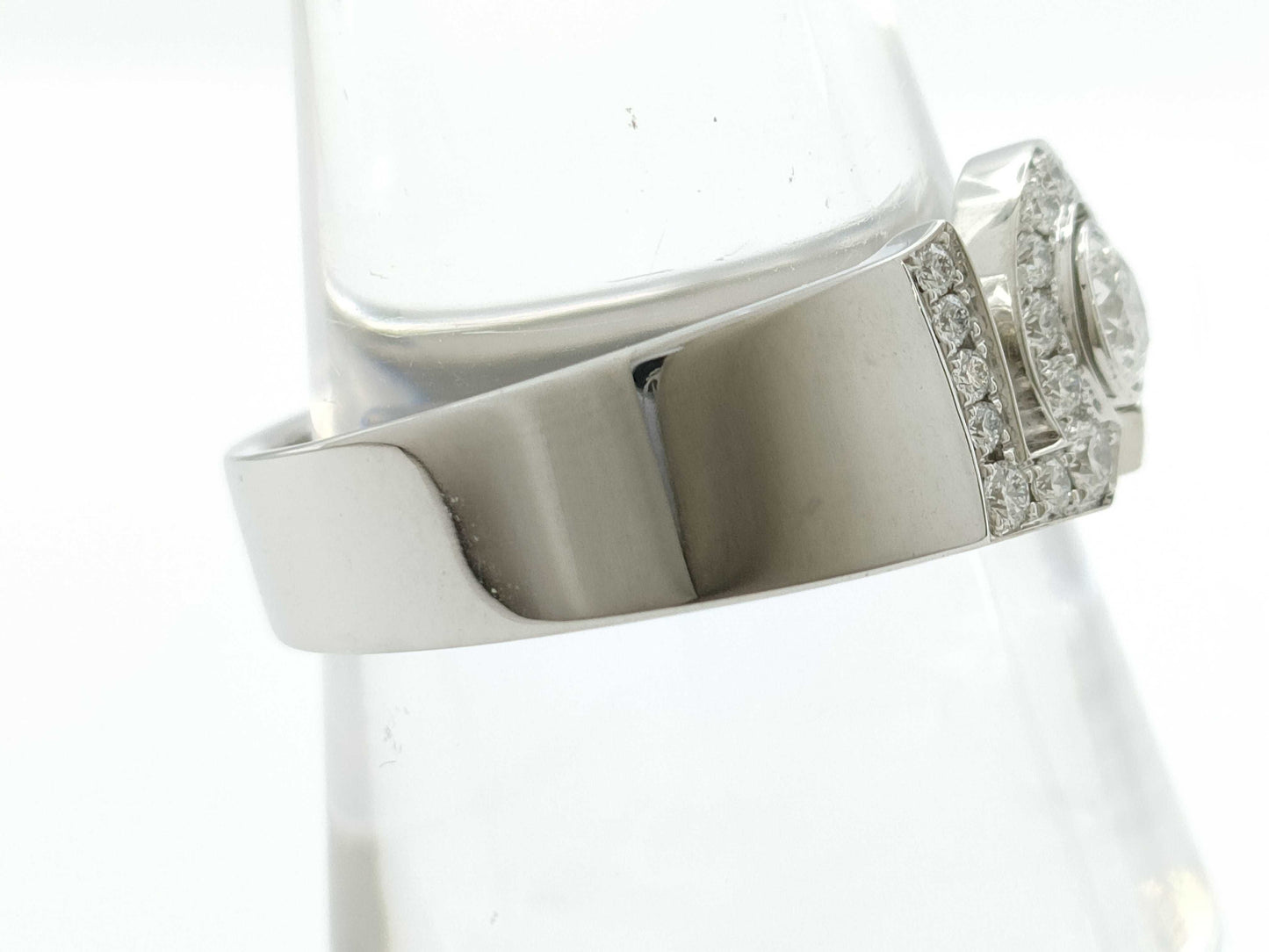 CHANEL Eternal N5 #58 Diamond WG Au750 7.2g Ring 