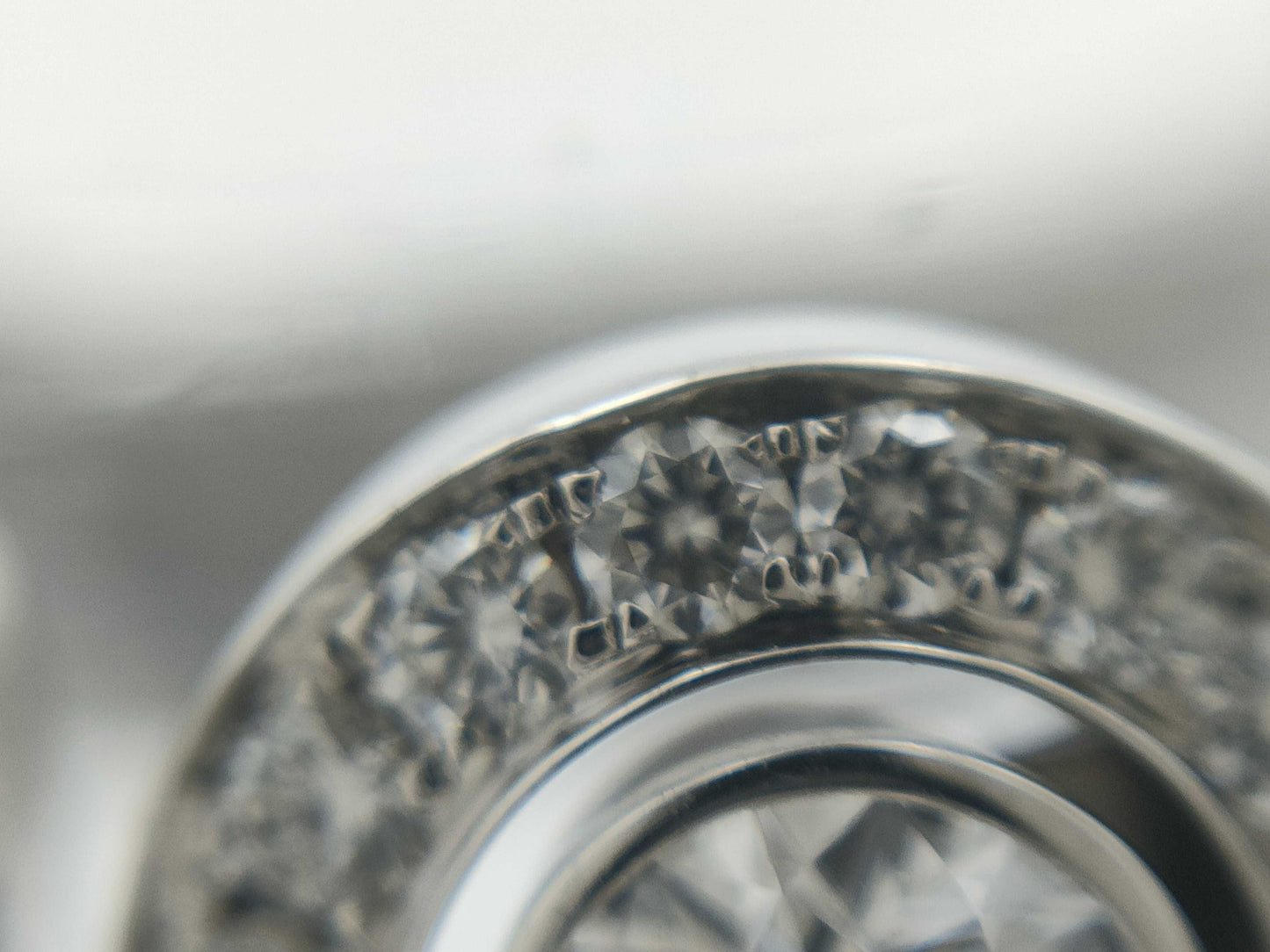 CHANEL Eternal N5 #58 Diamond WG Au750 7.2g Ring 