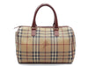 BURBERRY Nova Check Leather Handbag
