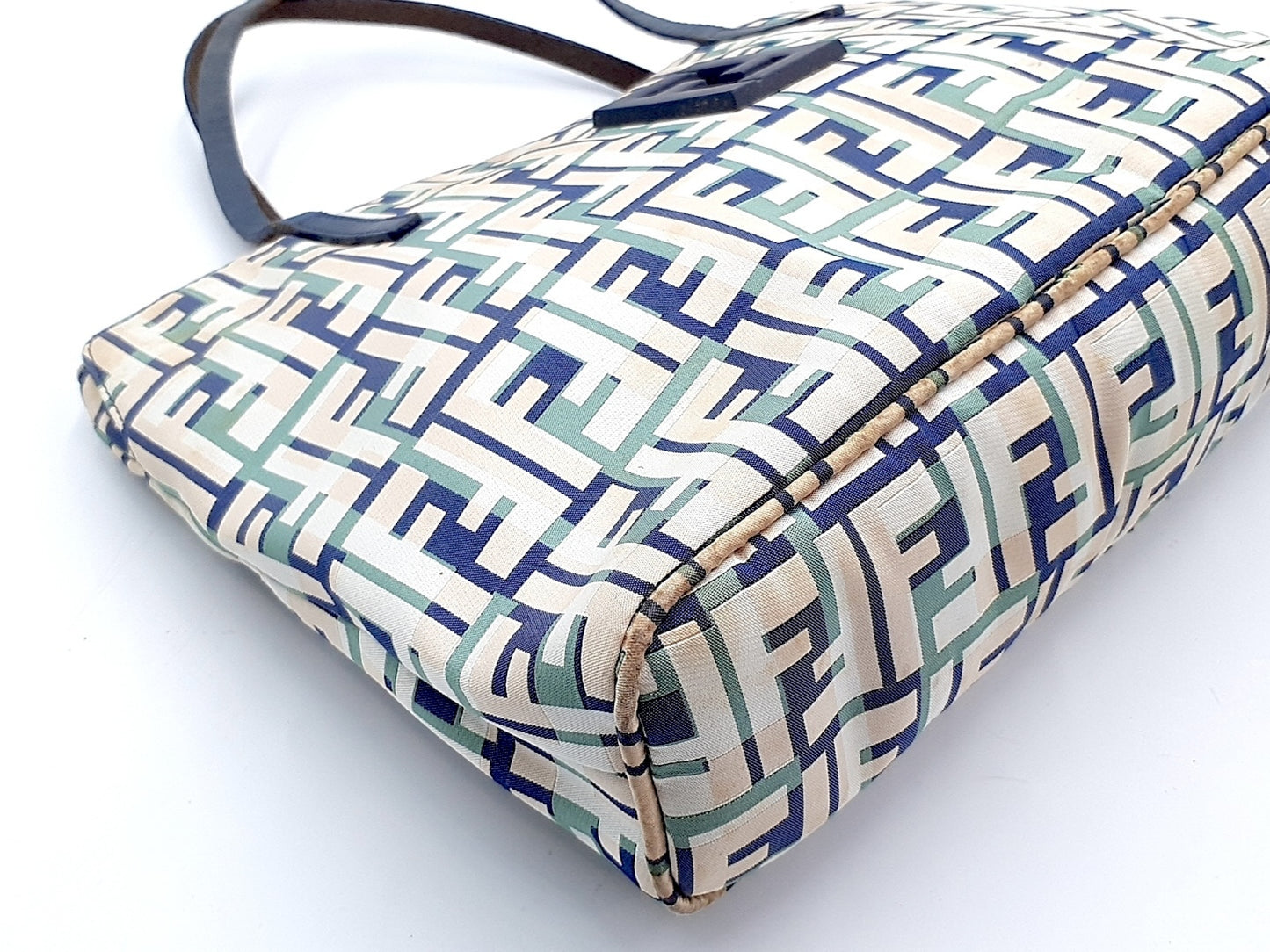 FENDI Zucca pattern leather tote bag