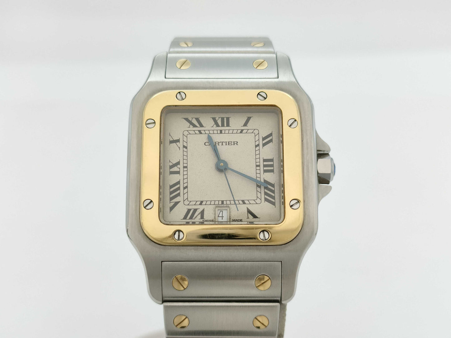 Cartier Santos Galbe LM W20011C4 187901 13593 Quartz Women's Watch