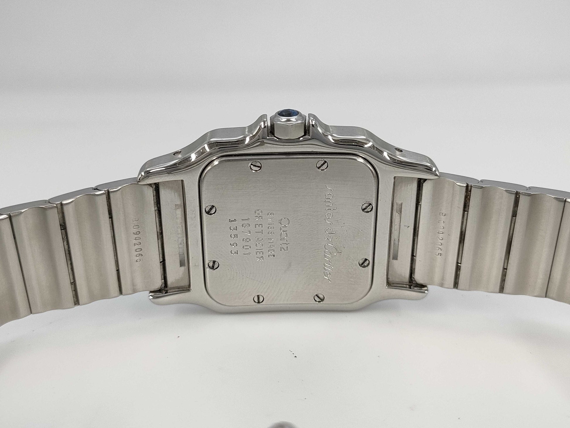 Cartier Santos Galbe LM W20011C4 187901 13593 Quartz Women's Watch