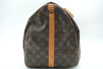 LOUIS VUITTON Monogram Keepall Bandouliere 55 M41414 Shoulder Strap Boston Bag