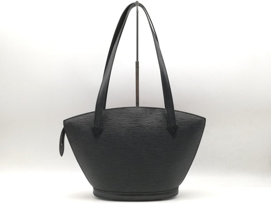 LOUIS VUITTON Epi Saint-Jacques Poignier Long Shoulder Bag M52332 Noir