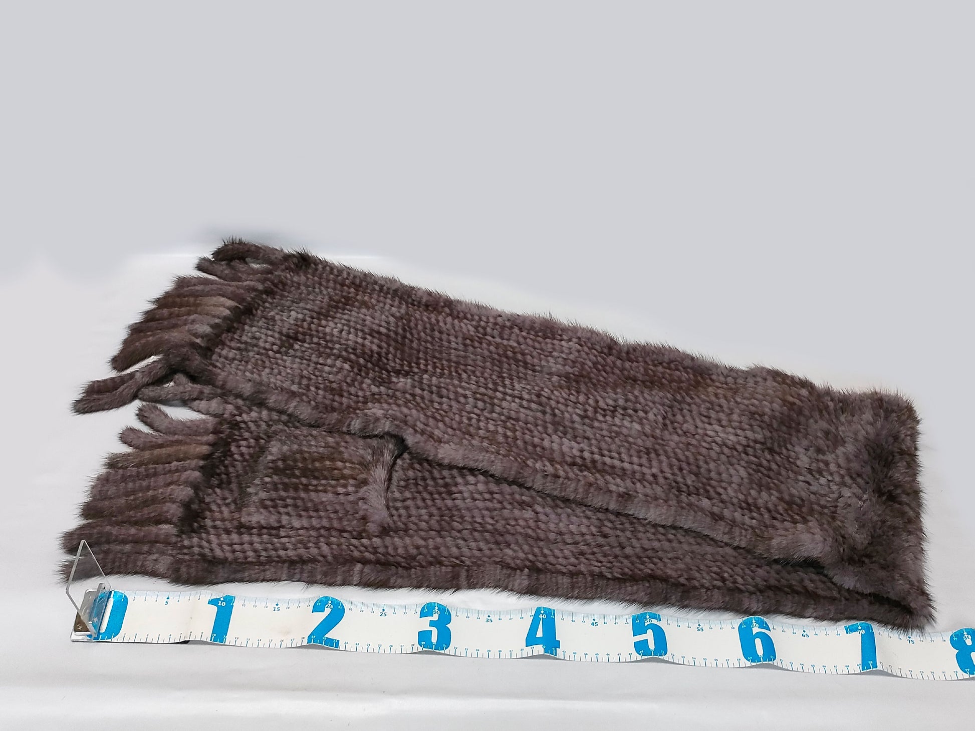 Saga Mink Blue Iris Gilet ML3103 Scarf